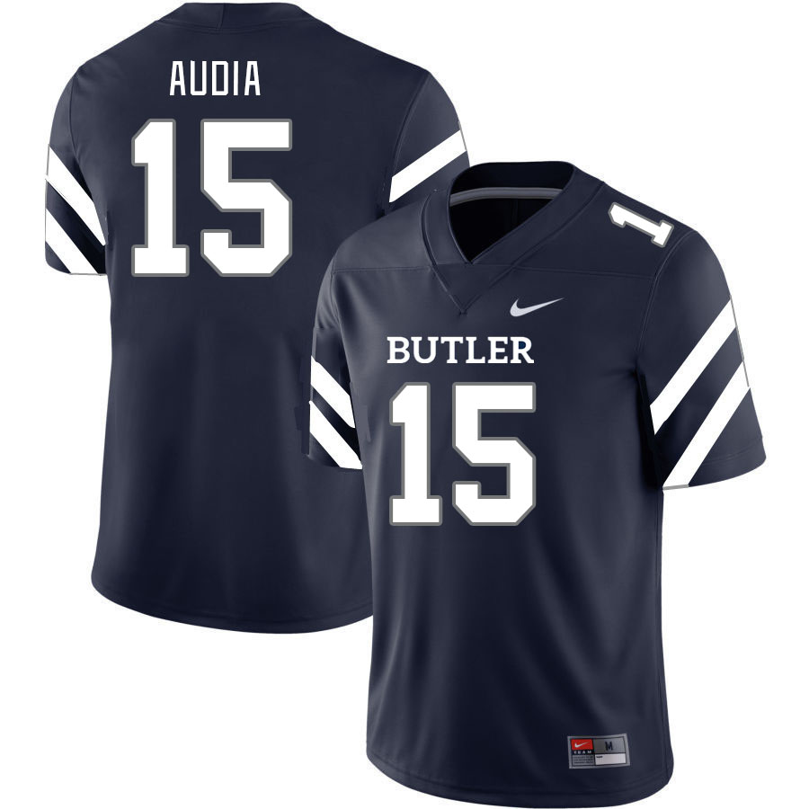 Men-Youth #15 Joey Audia Butler Bulldogs 2023 College Football Jerseys Stitched-Navy